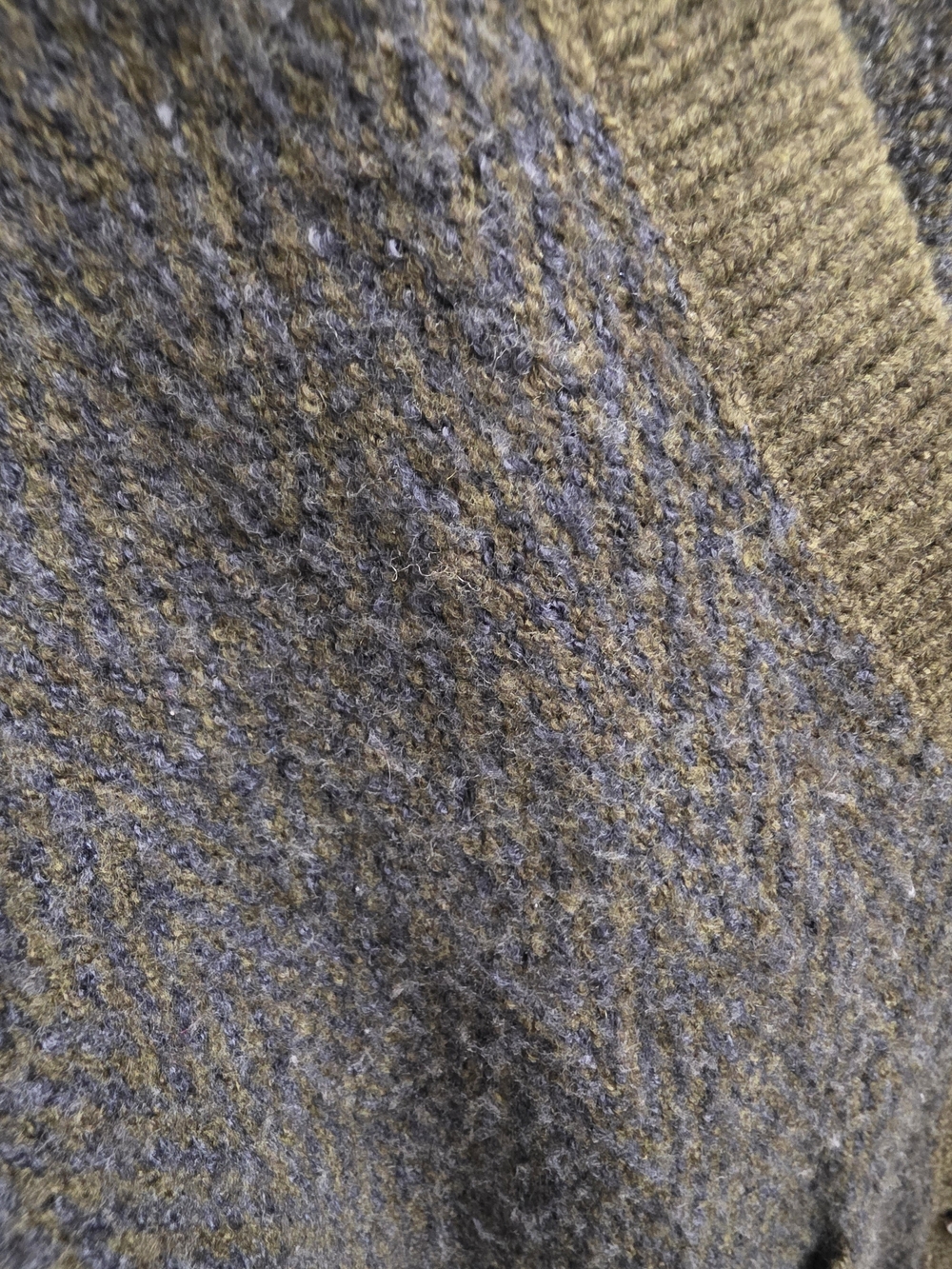Madewell Olive Knit Button-Up Pocket Cardigan - Picture 3 of 6